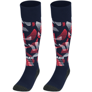 Socks Sonic seablue/red/white
