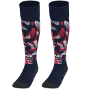 Socks Sonic seablue/red/white