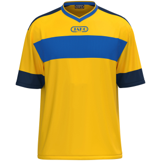 Jersey Club 92 S/S yellow/royal/navy