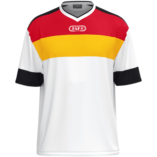 Jersey Club 92 S/S white/yellow/red/black