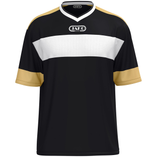 Trikot Club 92 KA schwarz/weiß/gold