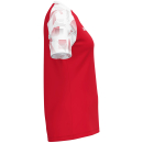 T-Shirt Sonic Damen rot/weiß