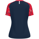 T-Shirt Sonic Damen marine/rot
