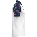 Polo Sonic white/seablue/red