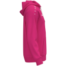 Hooded sweater One Cotton deep pink