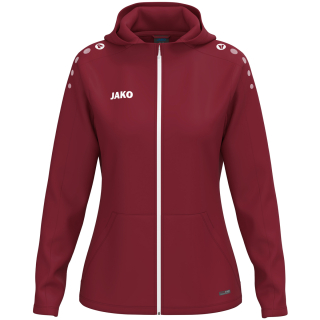 Kapuzenjacke One Damen bordeaux