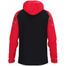 Hooded jacket Sonic black/red