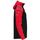 Kapuzenjacke Sonic schwarz/rot