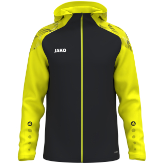 Hooded jacket Sonic black/neon yellow