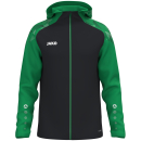 Hooded jacket Sonic black/green