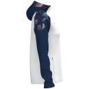 Hooded jacket Sonic Women white/seablue/red