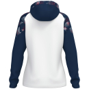Kapuzenjacke Sonic Damen weiß/marine/rot