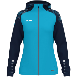 Kapuzenjacke Sonic Damen aqua/marine