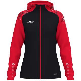 Hooded jacket Sonic Women black/red
