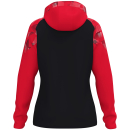 Kapuzenjacke Sonic Damen schwarz/rot