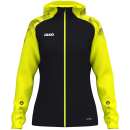 Hooded jacket Sonic Women black/neon yellow