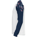 Longsleeve Sonic white/seablue/red