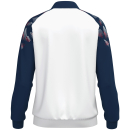 Polyester jacket Sonic white/seablue/red