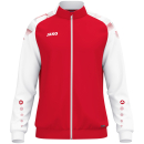 Polyesterjacke Sonic rot/weiß