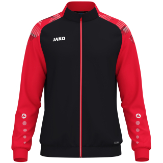 Polyester jacket Sonic black/red