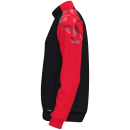 Polyester jacket Sonic black/red