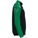 Polyester jacket Sonic black/green