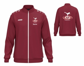 Polyesterjacke bordeaux