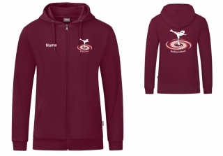 Kapuzenjacke maroon