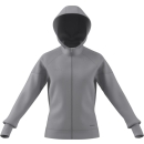 TIRO 25 Damen-Kapuzenjacke TEAM LIGHT GREY