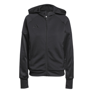 TIRO 25 Damen-Kapuzenjacke BLACK