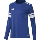 SQUADRA 25 Damen-Trikot langarm ROYAL BLUE/WHITE
