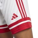 SQUADRA 25 Womens Short WHITE/TEAM POWER RED