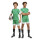 SQUADRA 25 Kinder-Short TEAM GREEN/WHITE