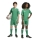 TIRO 26 COMPETITION Matchday Kinder-Short TEAM GREEN/WHITE