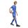 TIRO 26 LEAGUE Youth Short ROYAL BLUE/WHITE