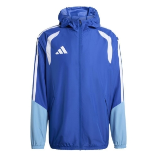 TIRO 26 COMPETITON Allweather jacket ROYAL BLUE/TEAM LIGHT BLUE/WHITE