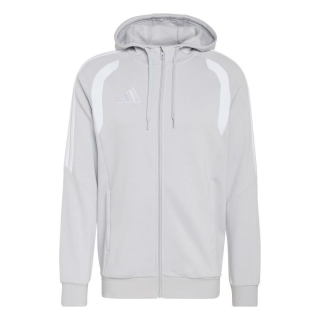 TIRO 26 LEAGUE Hooded jacket TEAM LIGHT GREY/WHITE