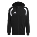 TIRO 26 LEAGUE Hooded jacket BLACK/WHITE