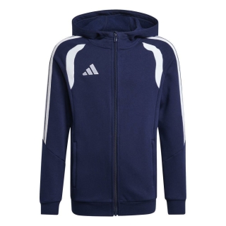 TIRO 26 LEAGUE Youth Hooded jacket TEAM NAVY BLUE/WHITE