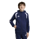 TIRO 26 LEAGUE Youth Hooded jacket TEAM NAVY BLUE/WHITE