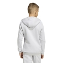 TIRO 26 LEAGUE Youth Hooded jacket TEAM LIGHT GREY/WHITE