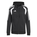 TIRO 26 LEAGUE Womens Hooded jacket BLACK/WHITE