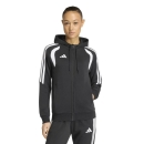 TIRO 26 LEAGUE Womens Hooded jacket BLACK/WHITE
