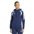 TIRO 26 LEAGUE Womens Hooded jacket TEAM NAVY BLUE/WHITE