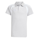 TIRO 26 LEAGUE Youth Polo TEAM LIGHT GREY/WHITE