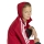 TIRO 26 LEAGUE Youth Hooded jacket TEAM POWER RED/WHITE