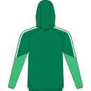 TIRO 26 COMPETITON Kinder-Allwetterjacke TEAM GREEN/SEMI SCREAMING GREEN/WHITE
