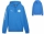 Kapuzensweat blau XL