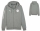 Kapuzenjacke grau 128