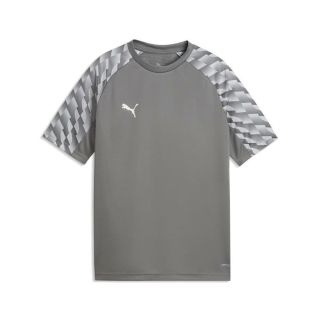 teamLIGA26 Jersey Junior Flat Medium Gray-PUMA White-Flat Light Gray